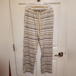 Soft striped pajama pants